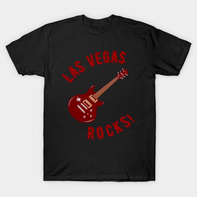 Las Vegas Rocks! T-Shirt by MessageOnApparel